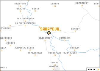 map of Sabayevo