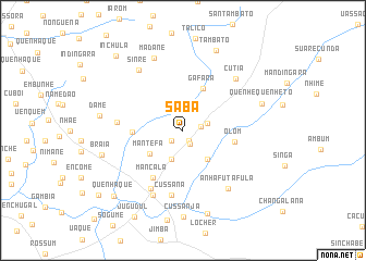 map of Sábà