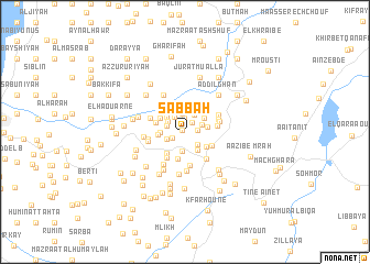 map of Sabbah