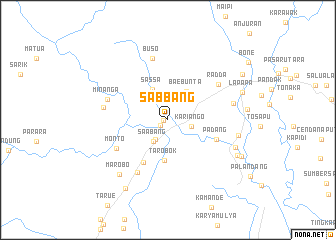 map of Sabbang