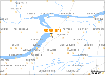 map of Sabbioni