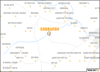 map of Şabbūrah