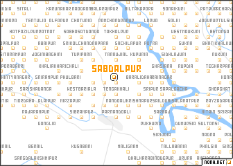 map of Sabdalpur