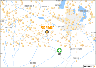 map of Sabdan