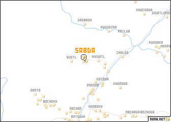 map of Sabda