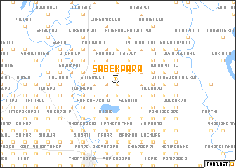 map of Sābekpāra