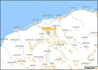 map of Sabela