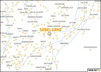 map of Sābel Gāho