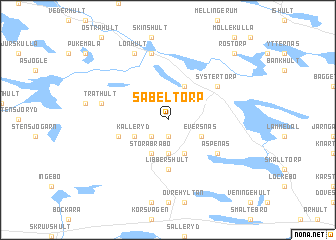 map of Sabeltorp