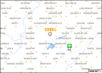 map of Sabel