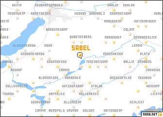 map of Sabel