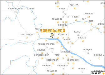 map of Sabendjeca