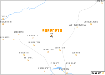 map of Sabeneta