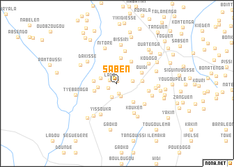 map of Saben