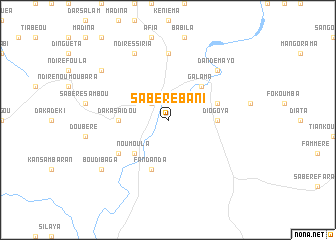 map of Sabéré Bani