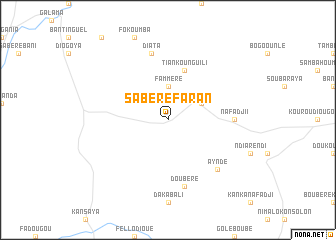 map of Sabéré Faran