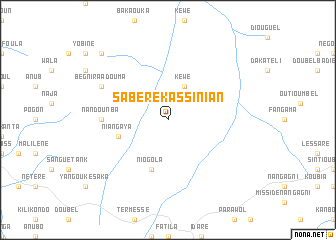 map of Sabéré Kassinian