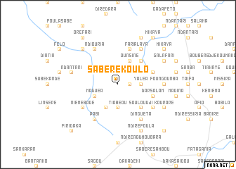 map of Sabéré Koulo