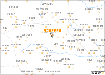 map of Sabéren