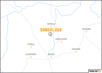 map of Sabérlodé