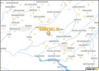 map of Sabeselio