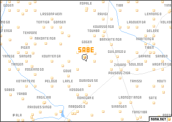 map of Sabé