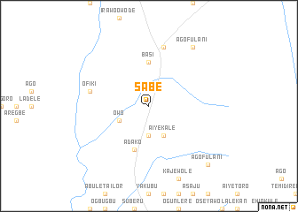 map of Sabe