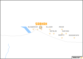 map of Şabḩah