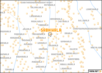 map of Sabhiwāla