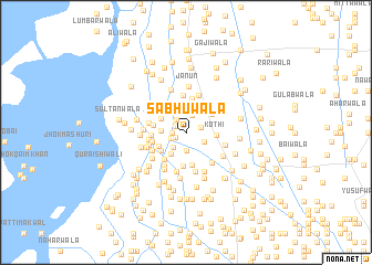 map of Sabhūwāla