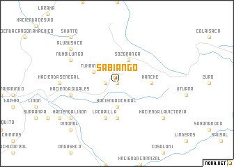 map of Sabiango