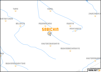 map of Sabichin