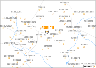 map of Sabicú