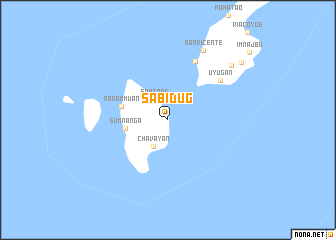 map of Sabidug