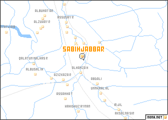 map of Şabīḩ Jabbār