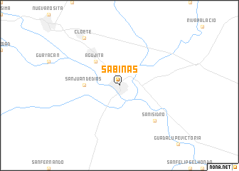 map of Sabinas