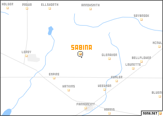 map of Sabina