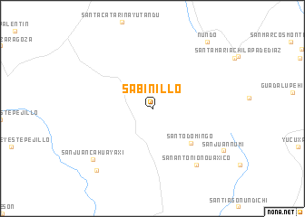 map of Sabinillo