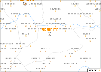 map of Sabinito