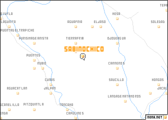 map of Sabino Chico