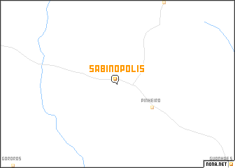 map of Sabinópolis