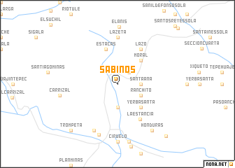 map of Sabinos