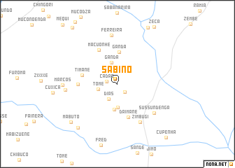 map of Sabino