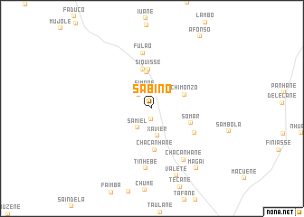 map of Sabino