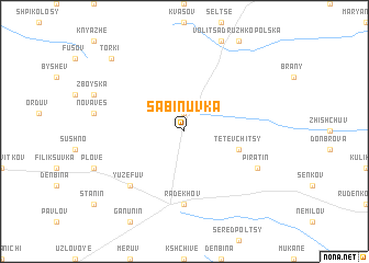 map of Sabinuvka