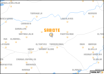 map of Sabiote