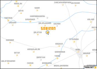 map of Sabīrān