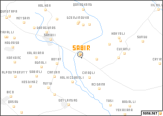 map of Sabir