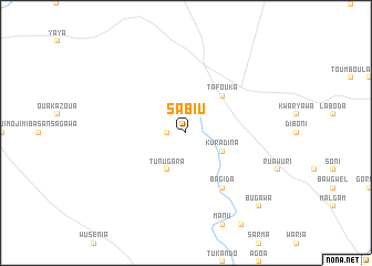 map of Sabiu