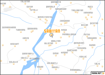 map of Şǝbiyan